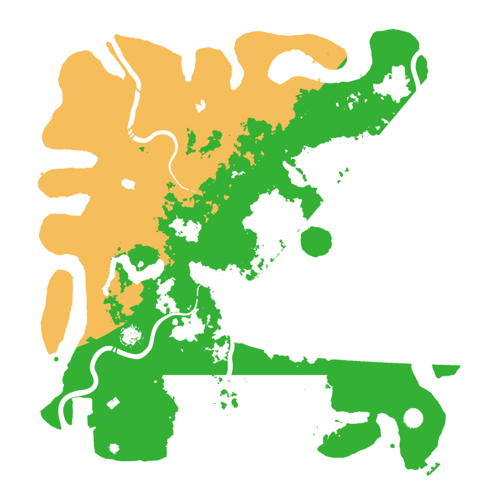Biome Rust Map: Procedural Map, Size: 4500, Seed: 6870848