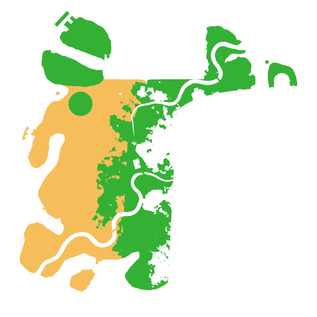 Biome Rust Map: Procedural Map, Size: 3500, Seed: 955338984