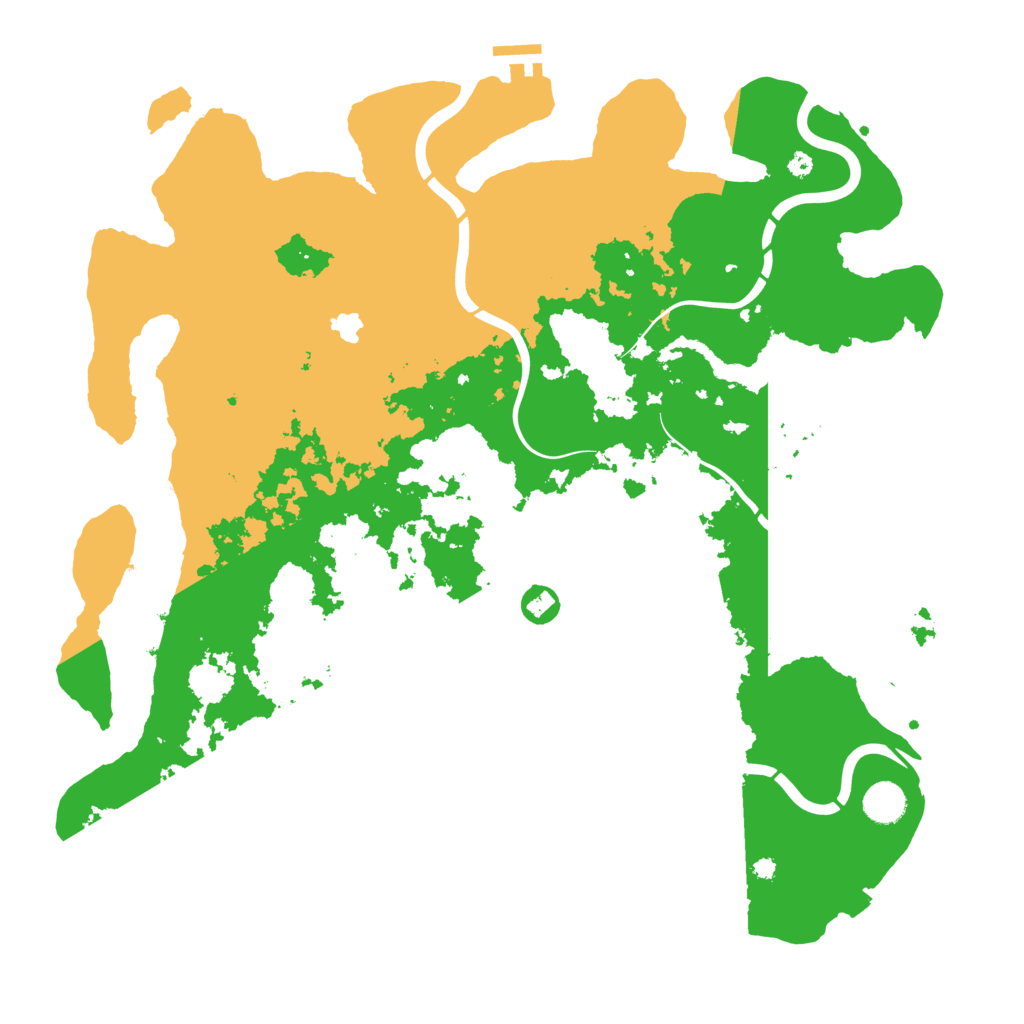 Biome Rust Map: Procedural Map, Size: 4250, Seed: 240795709