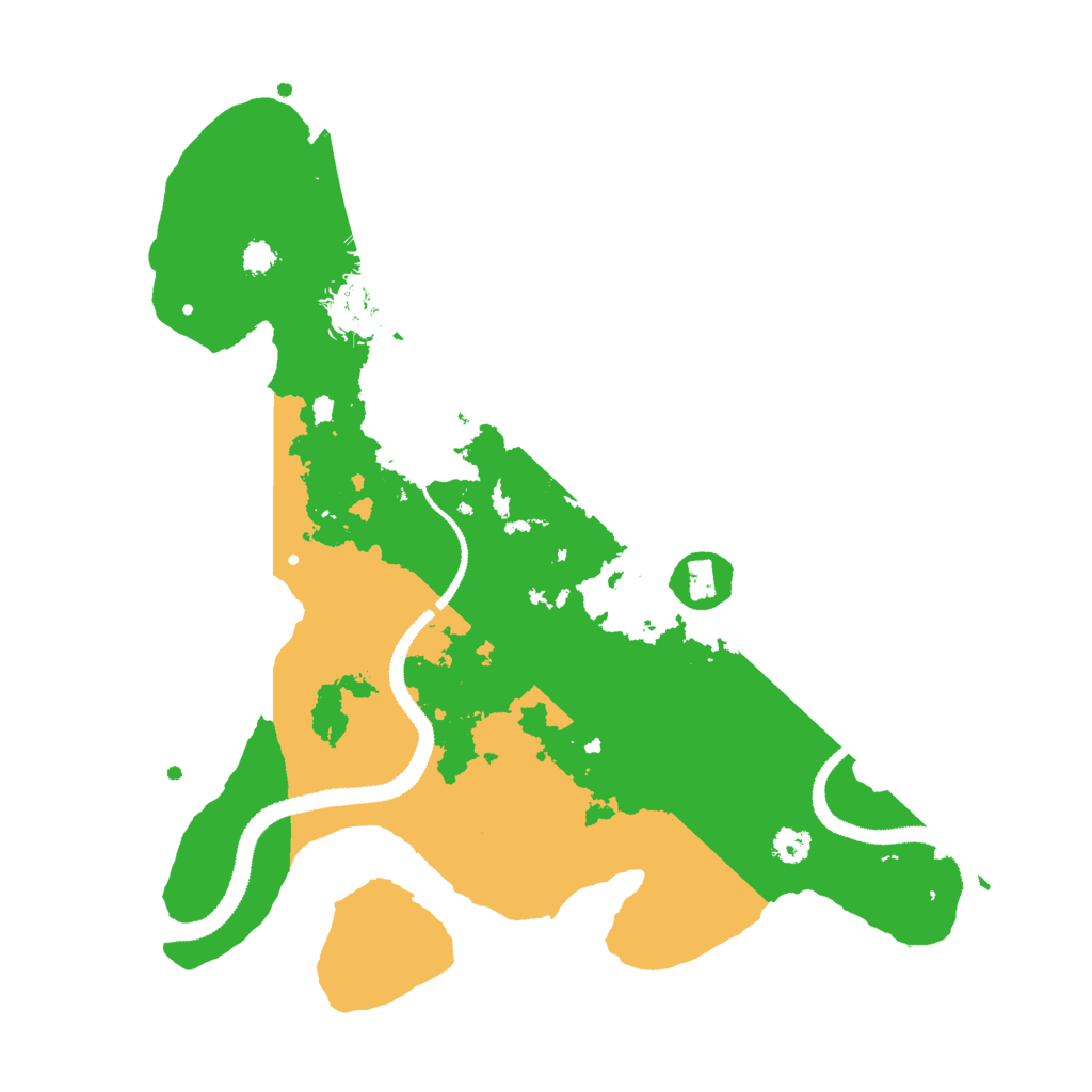 Biome Rust Map: Procedural Map, Size: 3000, Seed: 226826258