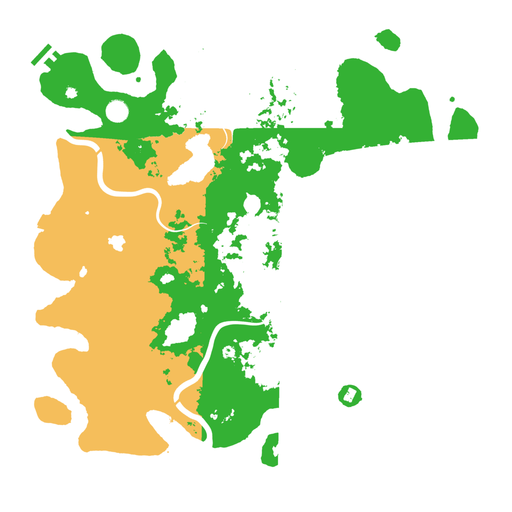 Biome Rust Map: Procedural Map, Size: 4000, Seed: 85386