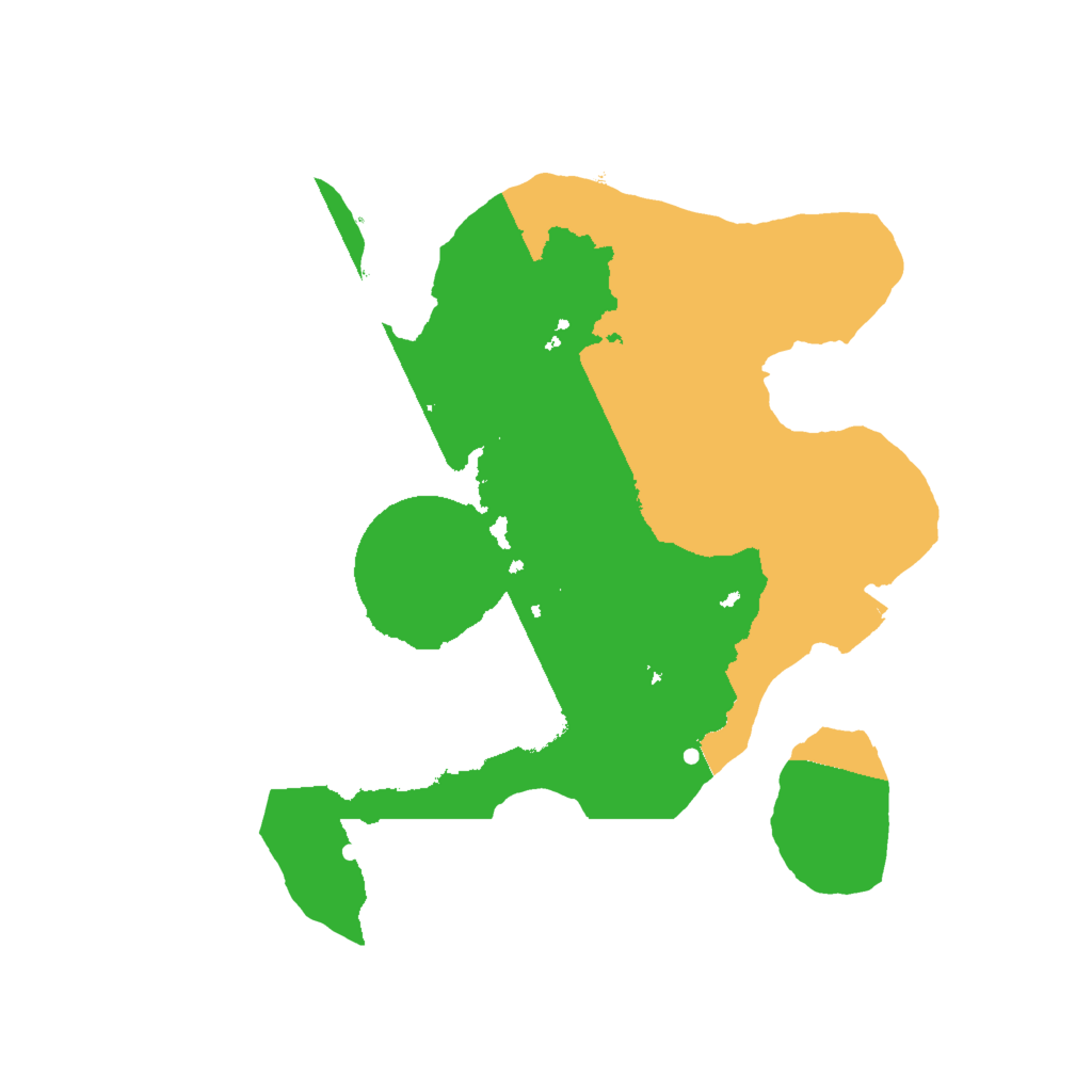 Biome Rust Map: Procedural Map, Size: 2000, Seed: 66666