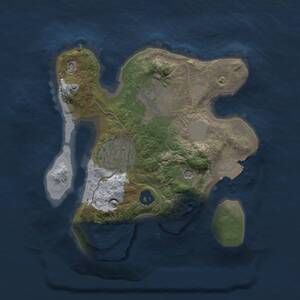 Thumbnail Rust Map: Procedural Map, Size: 2000, Seed: 66666, 4 Monuments
