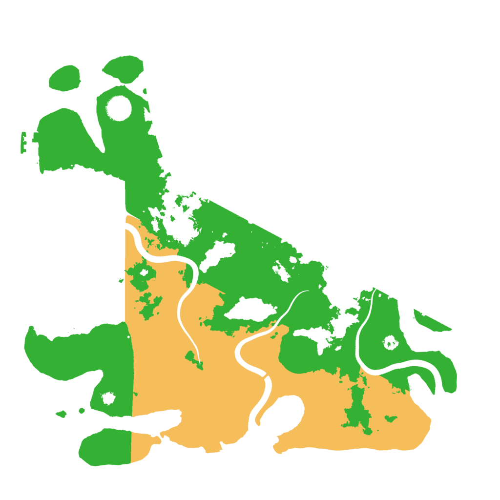 Biome Rust Map: Procedural Map, Size: 3500, Seed: 761015905