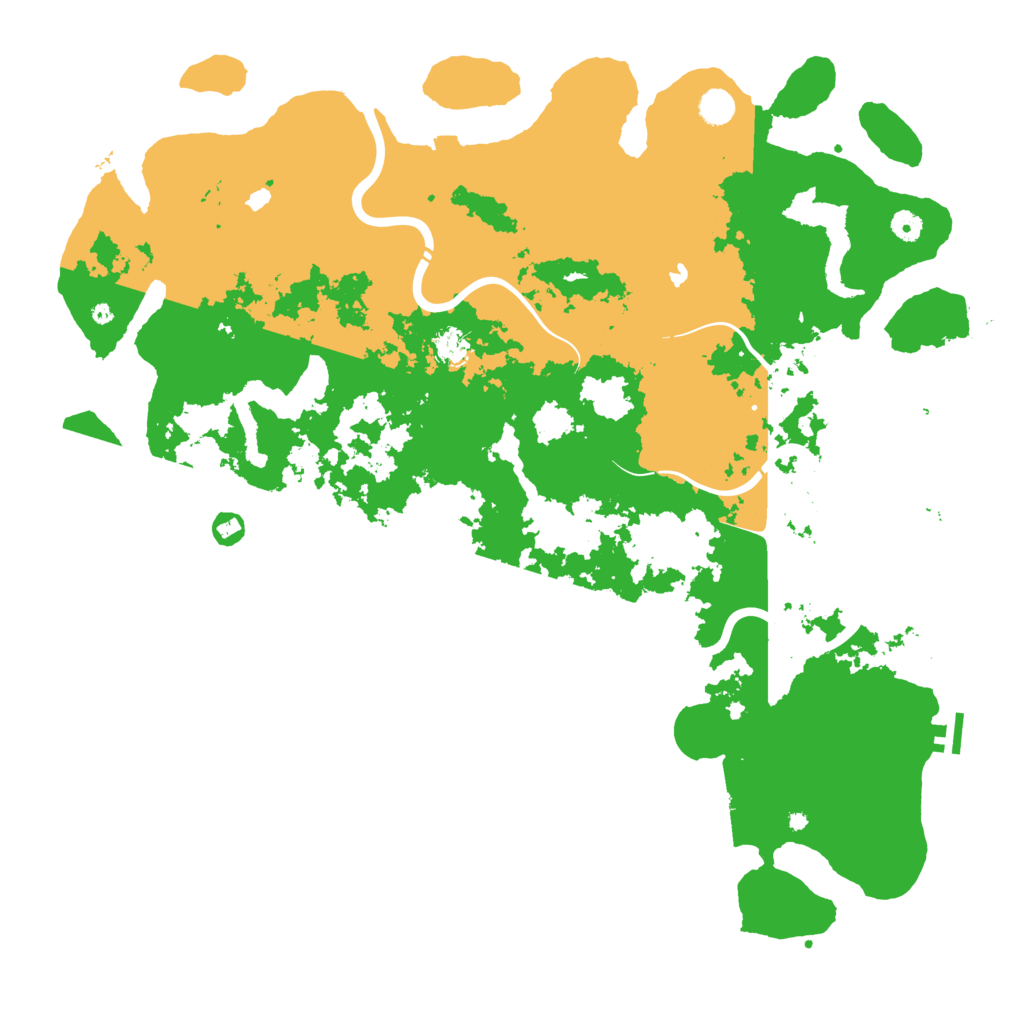 Biome Rust Map: Procedural Map, Size: 5000, Seed: 1506865705