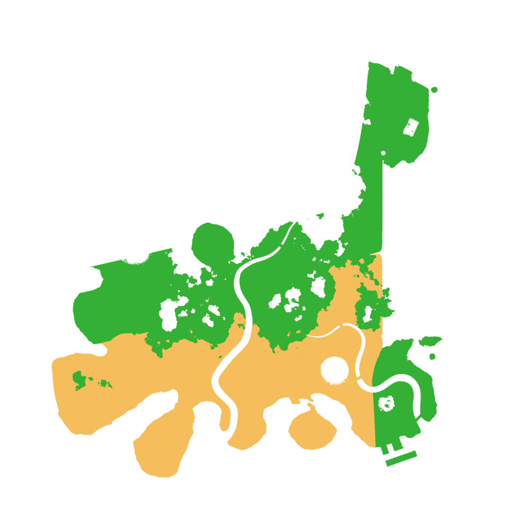 Biome Rust Map: Procedural Map, Size: 3250, Seed: 26522