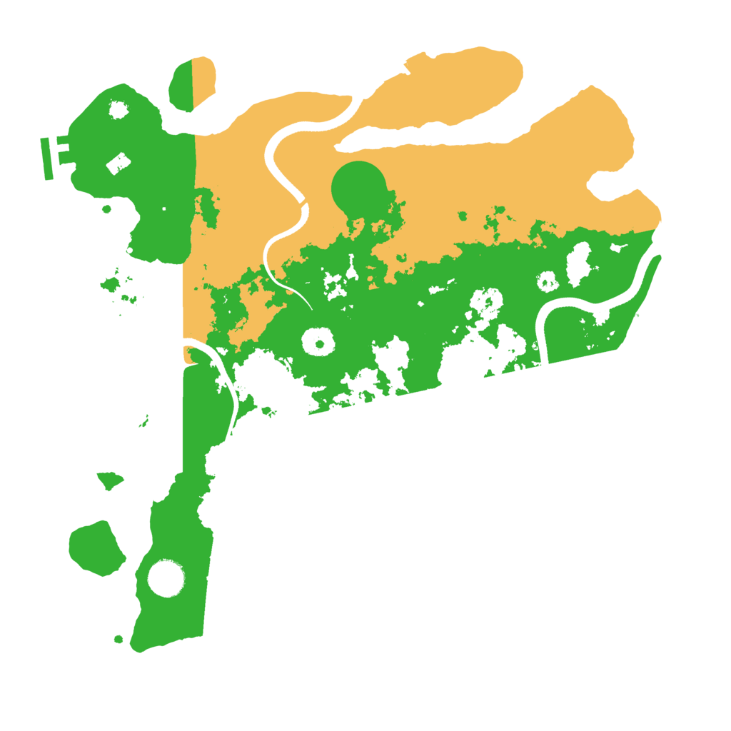 Biome Rust Map: Procedural Map, Size: 3500, Seed: 1399590896