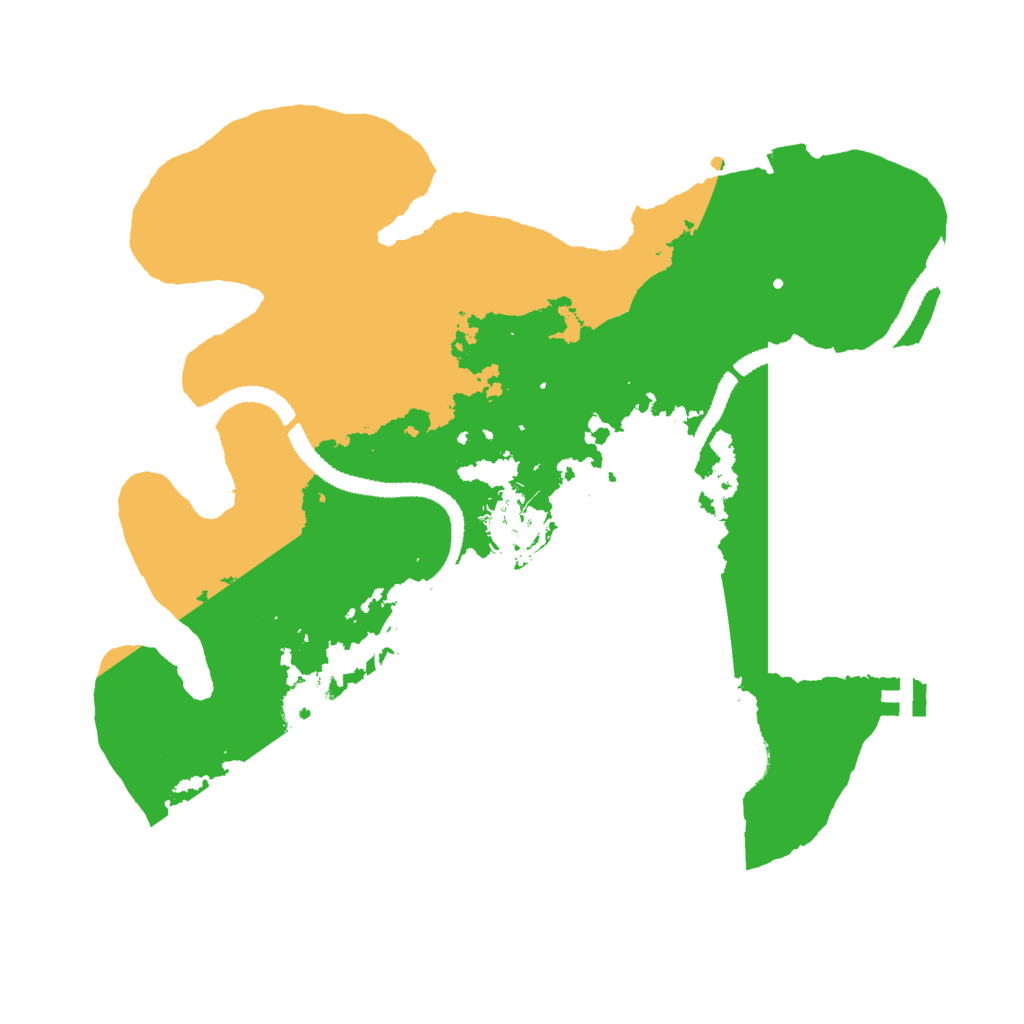 Biome Rust Map: Procedural Map, Size: 3000, Seed: 7852031