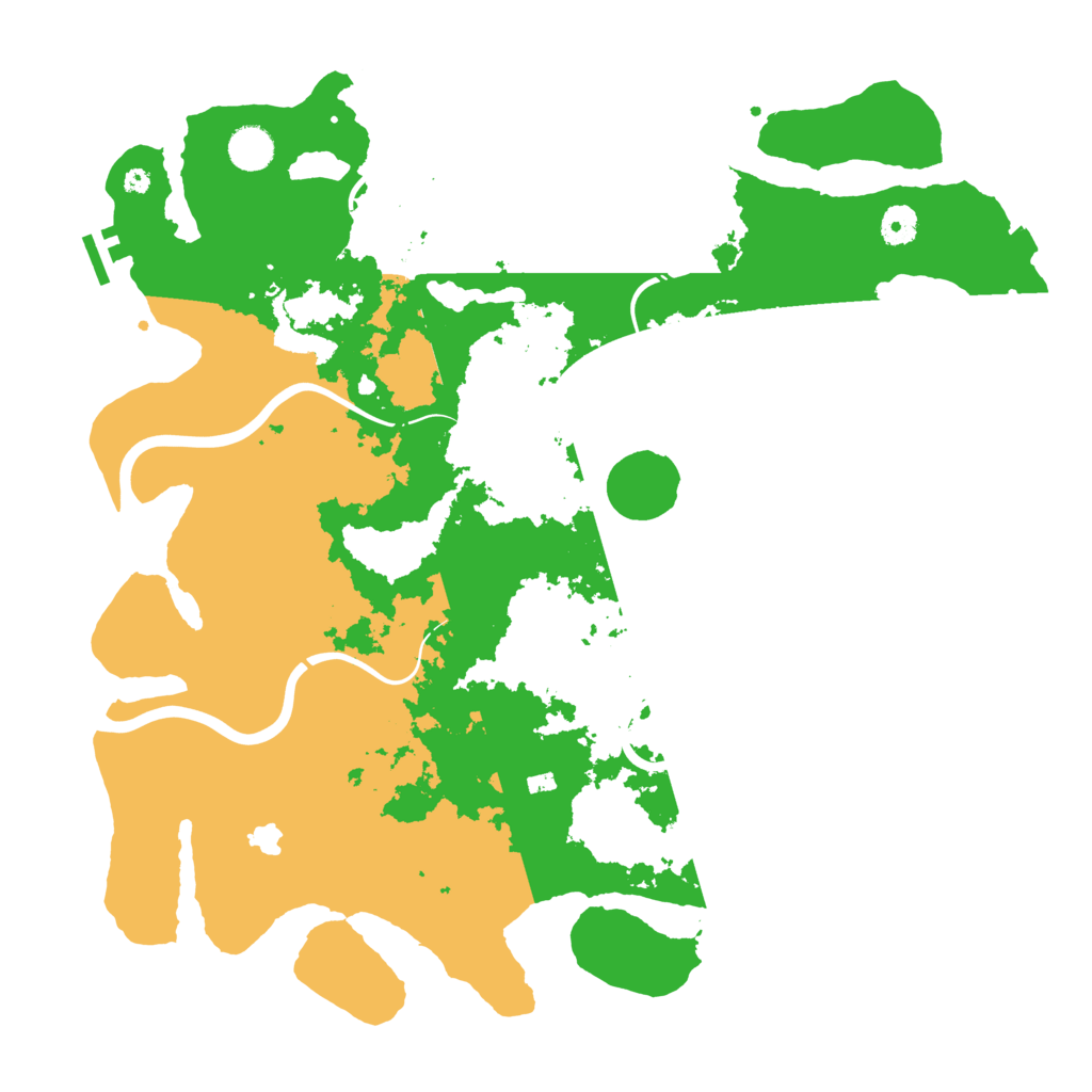 Biome Rust Map: Procedural Map, Size: 4250, Seed: 1164399550