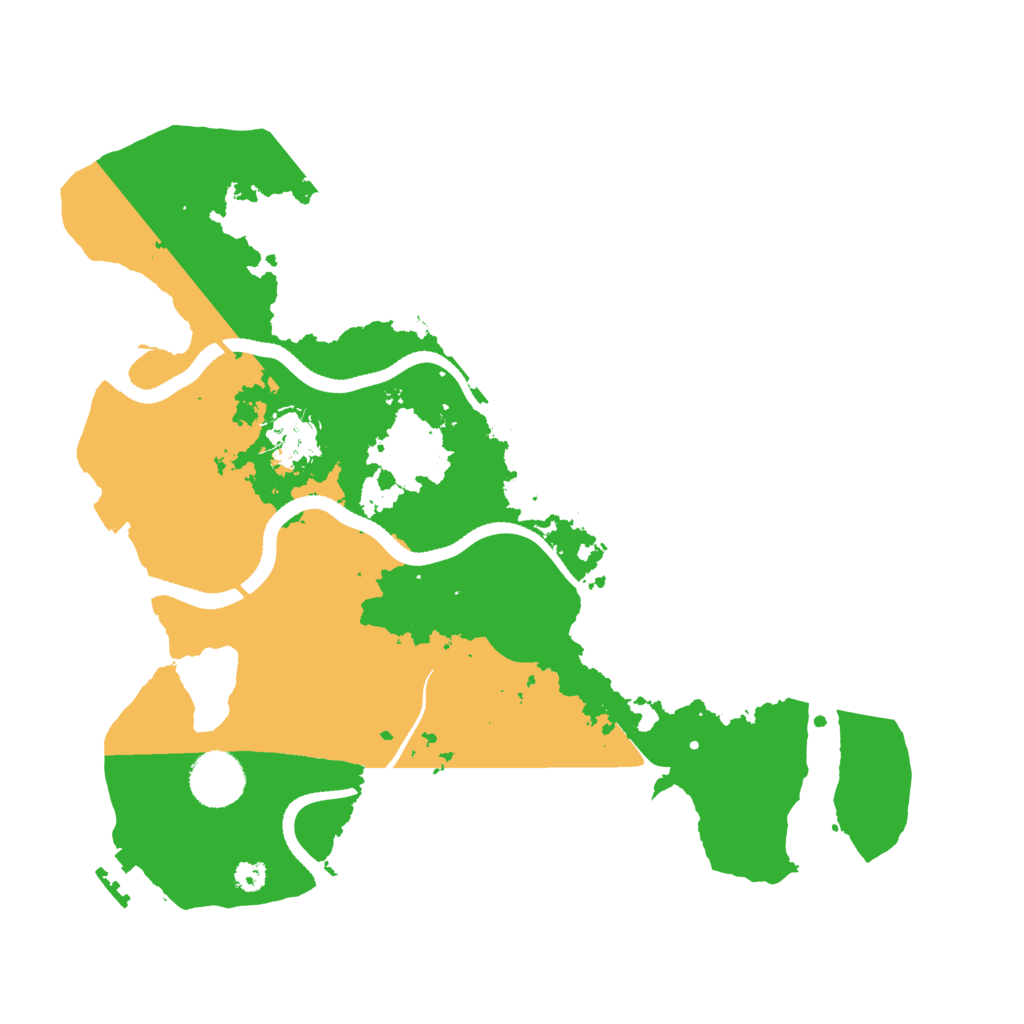 Biome Rust Map: Procedural Map, Size: 3300, Seed: 1669440669