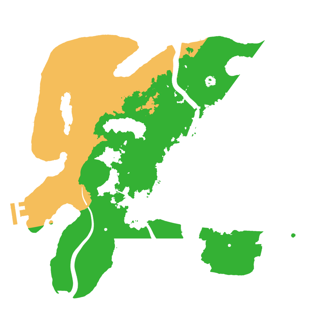 Biome Rust Map: Procedural Map, Size: 3000, Seed: 781234