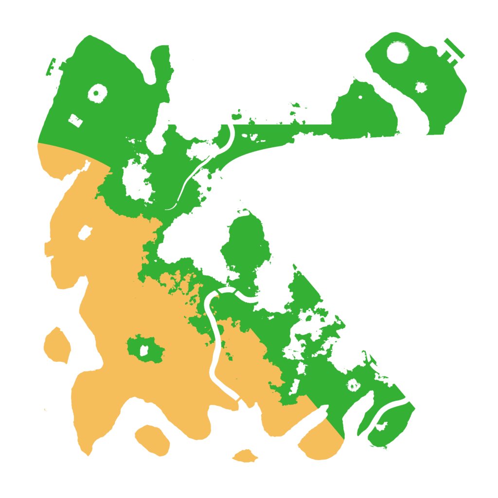 Biome Rust Map: Procedural Map, Size: 4000, Seed: 710263321