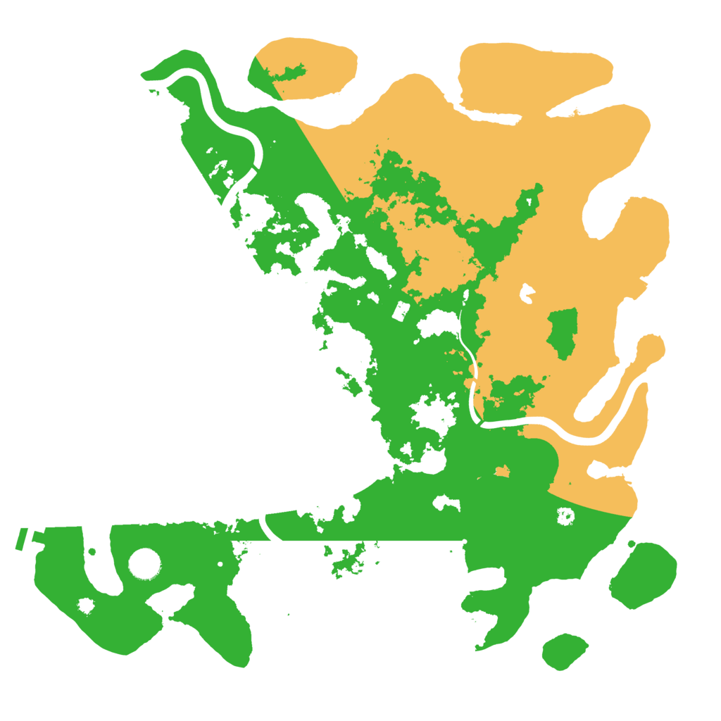 Biome Rust Map: Procedural Map, Size: 4000, Seed: 67751236