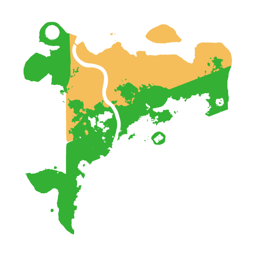 Biome Rust Map: Procedural Map, Size: 3250, Seed: 2123886905