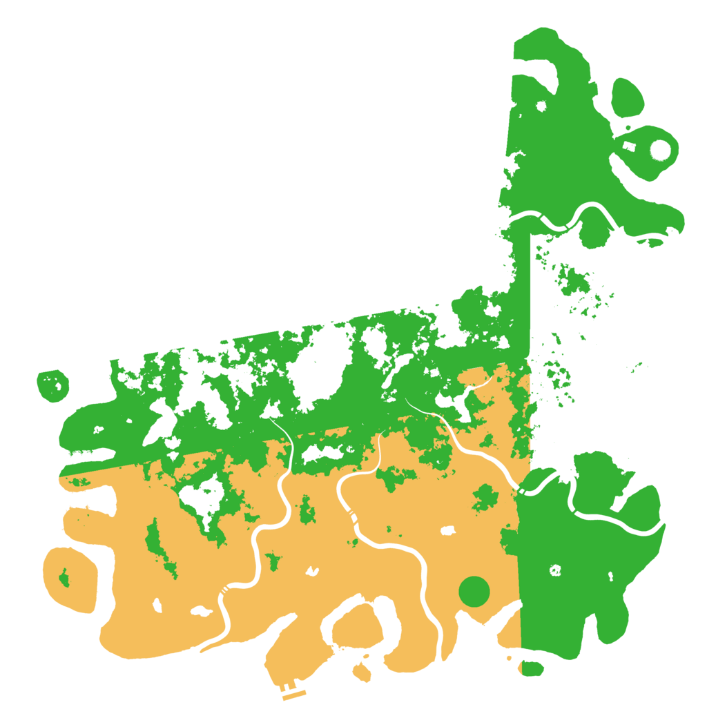 Biome Rust Map: Procedural Map, Size: 6000, Seed: 6579883