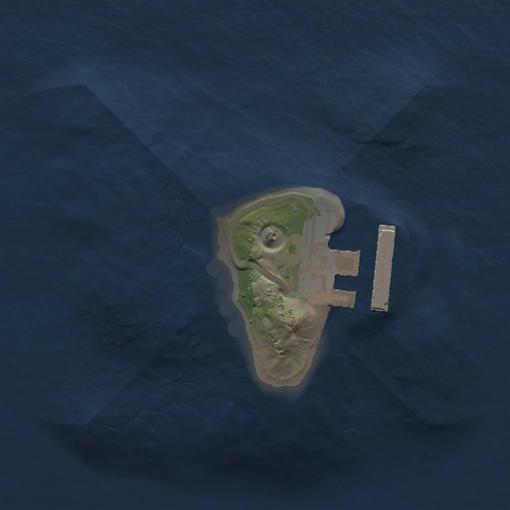 Rust Map: Procedural Map, Size: 1200, Seed: 3486489, 2 Monuments