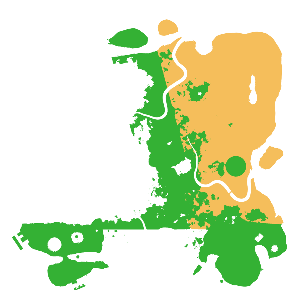 Biome Rust Map: Procedural Map, Size: 3950, Seed: 53234980
