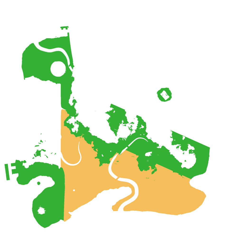 Biome Rust Map: Procedural Map, Size: 3000, Seed: 21385