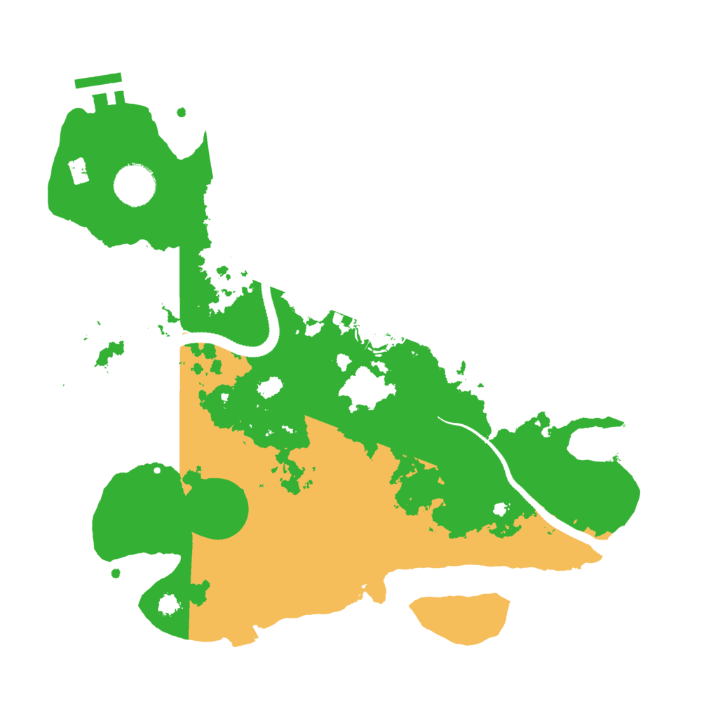 Biome Rust Map: Procedural Map, Size: 3100, Seed: 13231