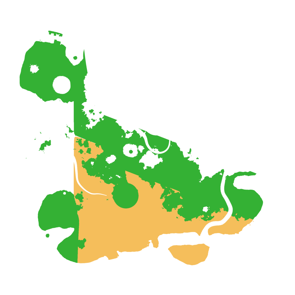 Biome Rust Map: Procedural Map, Size: 3100, Seed: 13231