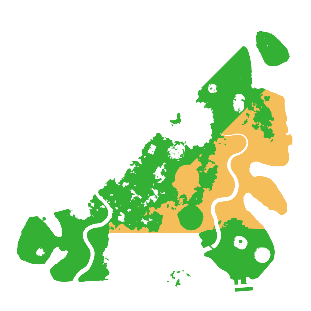 Biome Rust Map: Procedural Map, Size: 3500, Seed: 2137804