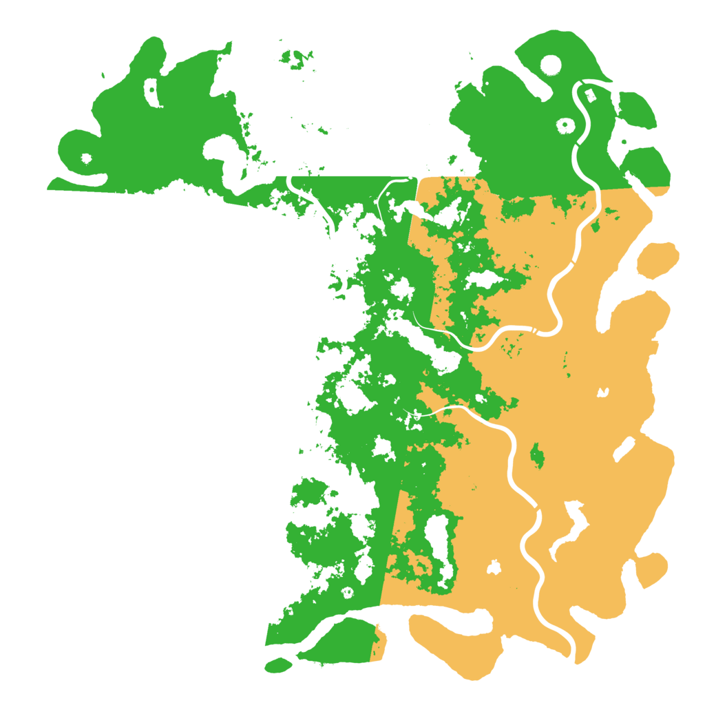 Biome Rust Map: Procedural Map, Size: 6000, Seed: 483130
