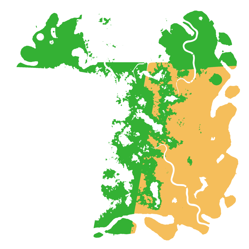 Biome Rust Map: Procedural Map, Size: 6000, Seed: 483130