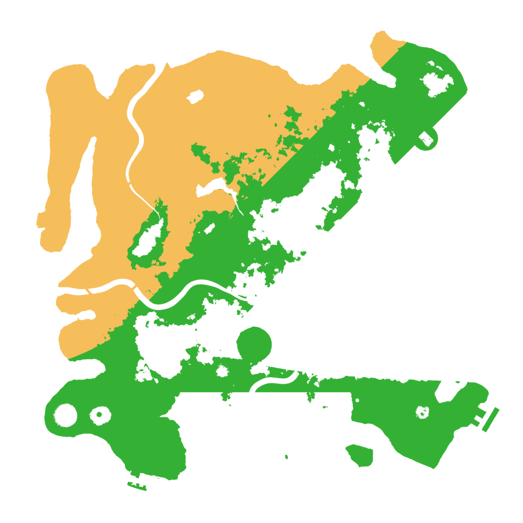 Biome Rust Map: Procedural Map, Size: 4000, Seed: 90261760