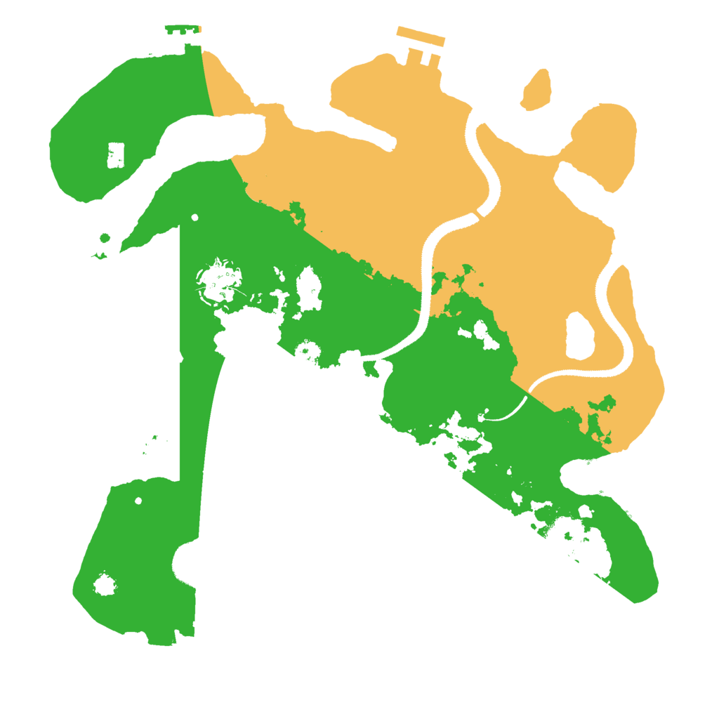 Biome Rust Map: Procedural Map, Size: 3000, Seed: 326709404