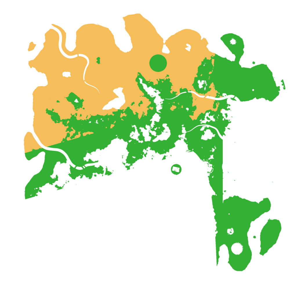 Biome Rust Map: Procedural Map, Size: 4500, Seed: 7301444
