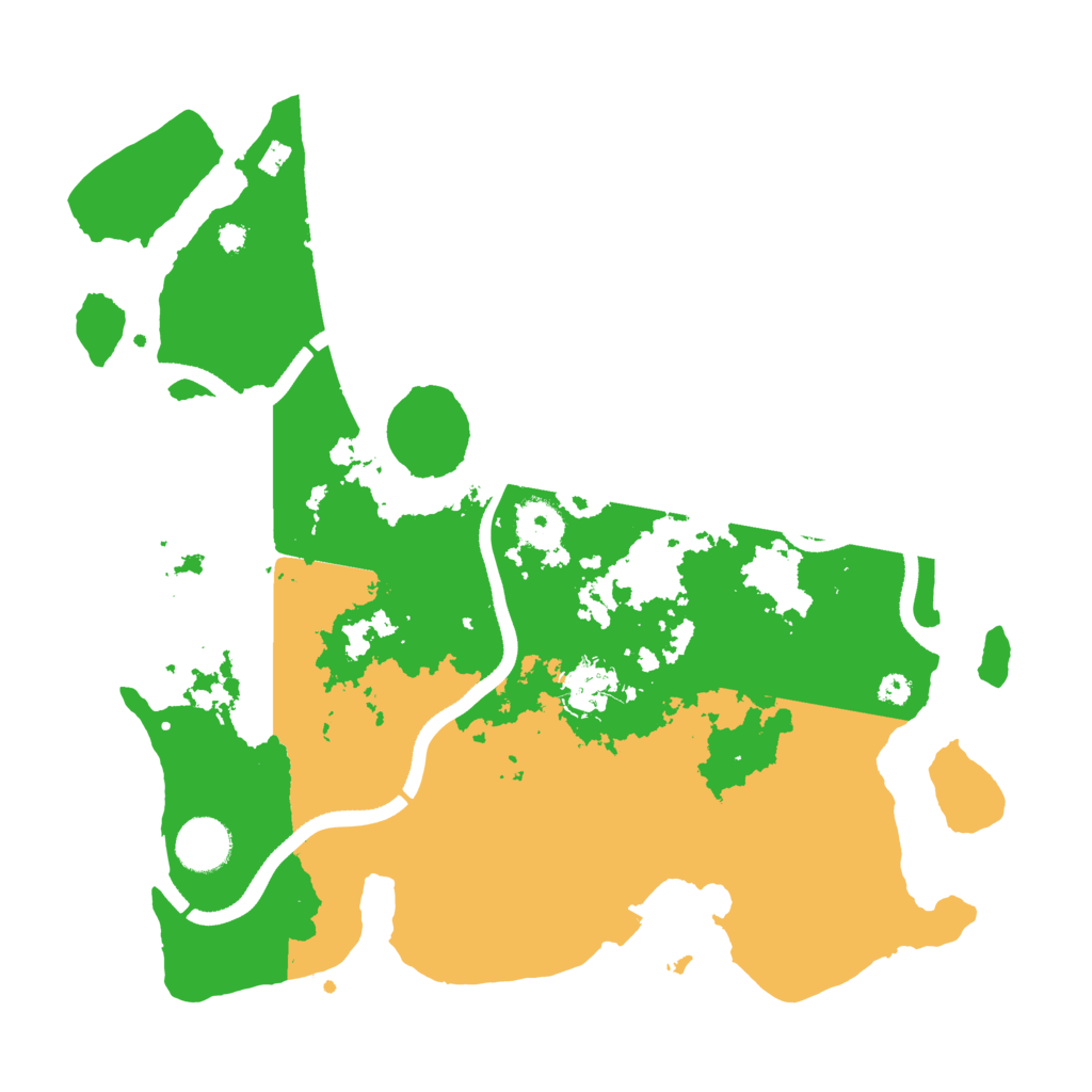 Biome Rust Map: Procedural Map, Size: 3500, Seed: 1969377595