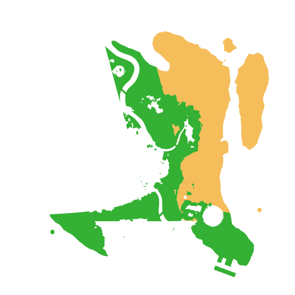 Biome Rust Map: Procedural Map, Size: 2700, Seed: 1763208128