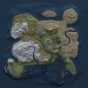 Thumbnail Rust Map: Procedural Map, Size: 3000, Seed: 3243242, 10 Monuments