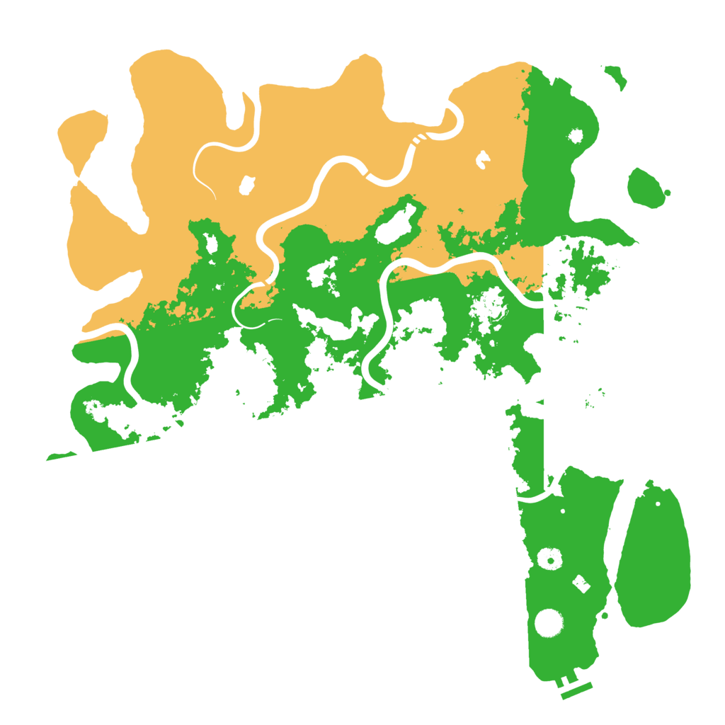 Biome Rust Map: Procedural Map, Size: 4500, Seed: 1583235