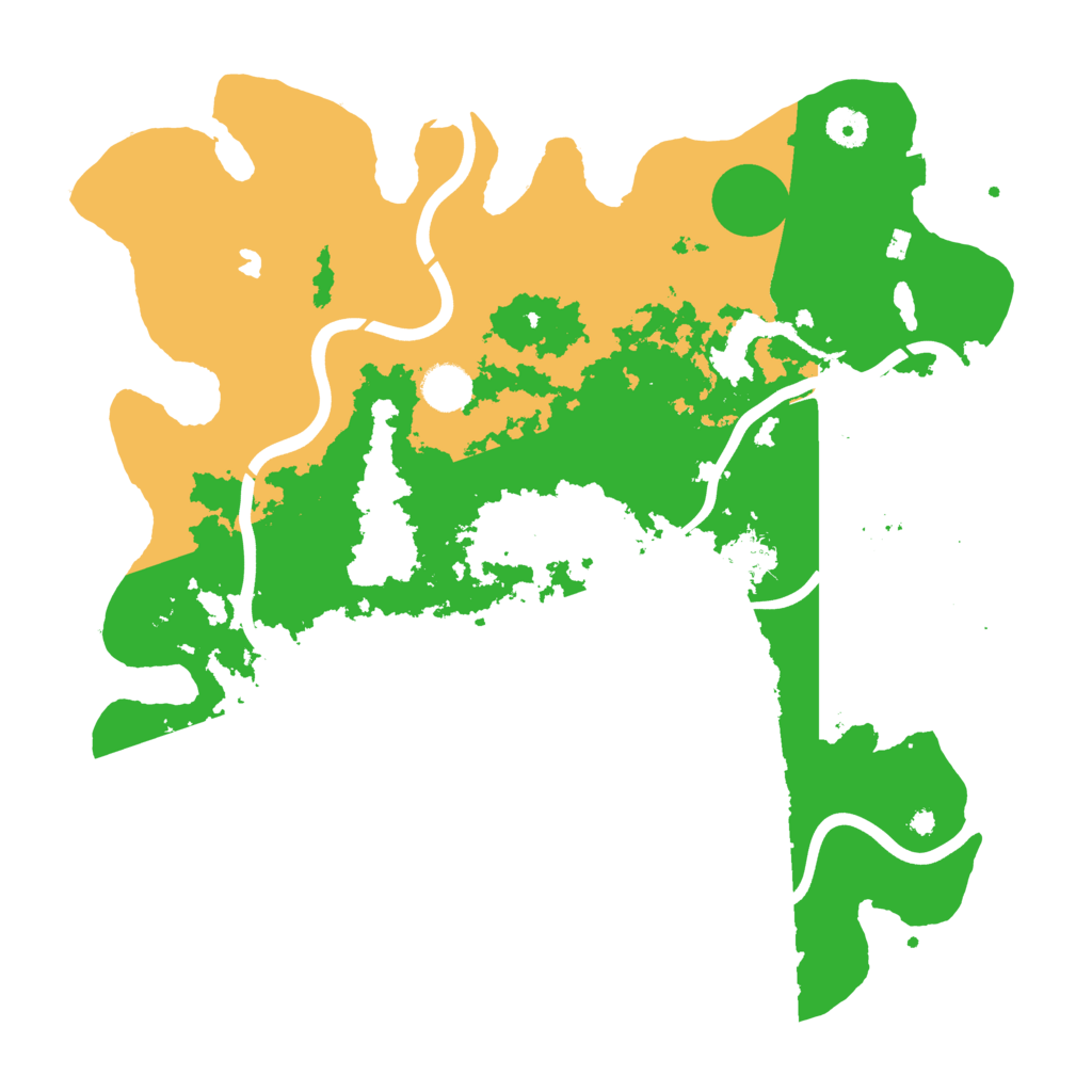 Biome Rust Map: Procedural Map, Size: 4000, Seed: 1078945612