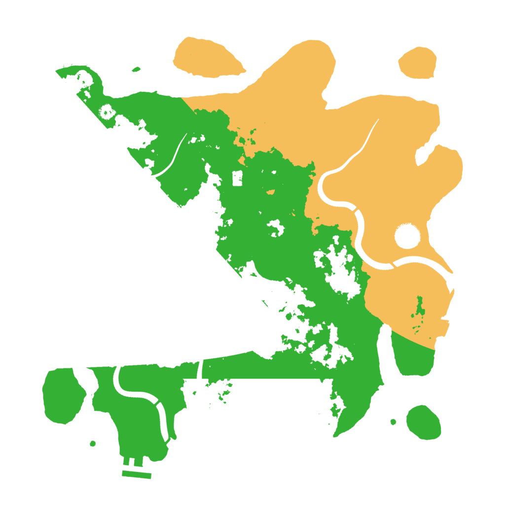 Biome Rust Map: Procedural Map, Size: 3500, Seed: 28374728