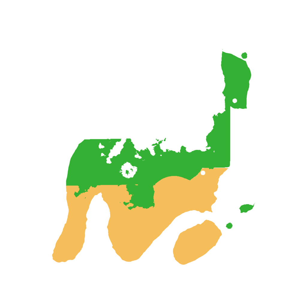 Biome Rust Map: Procedural Map, Size: 2000, Seed: 21579256