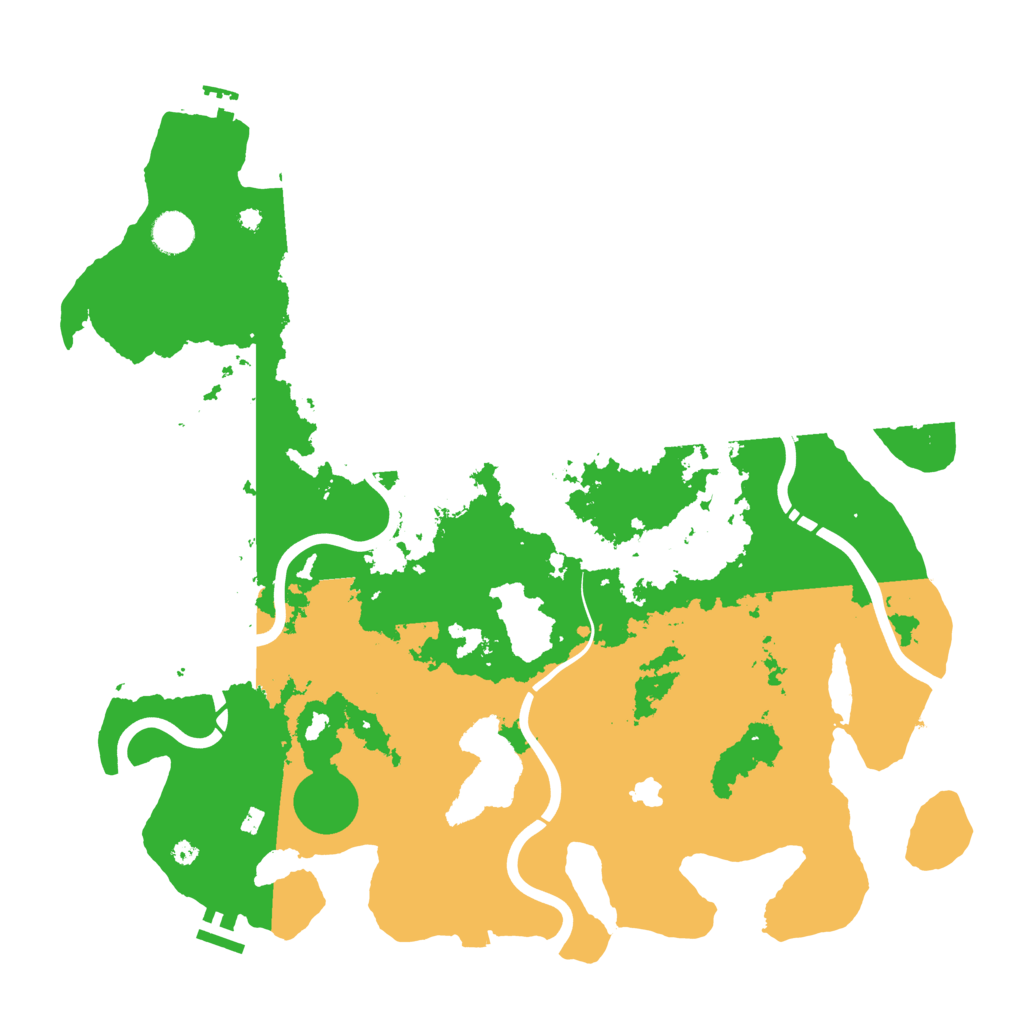 Biome Rust Map: Procedural Map, Size: 4250, Seed: 1338791499