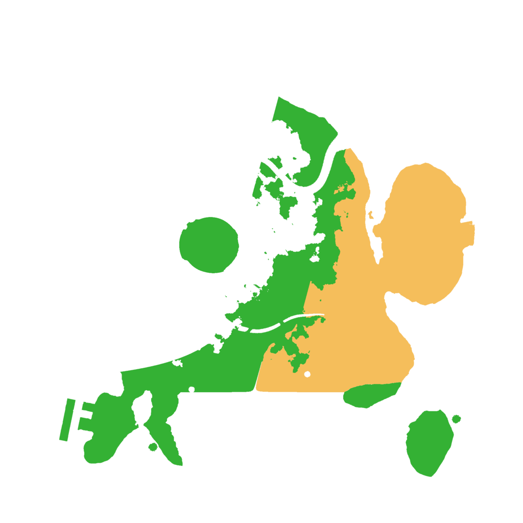 Biome Rust Map: Procedural Map, Size: 2500, Seed: 1339