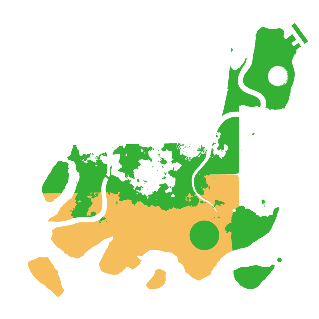 Biome Rust Map: Procedural Map, Size: 2855, Seed: 17762077