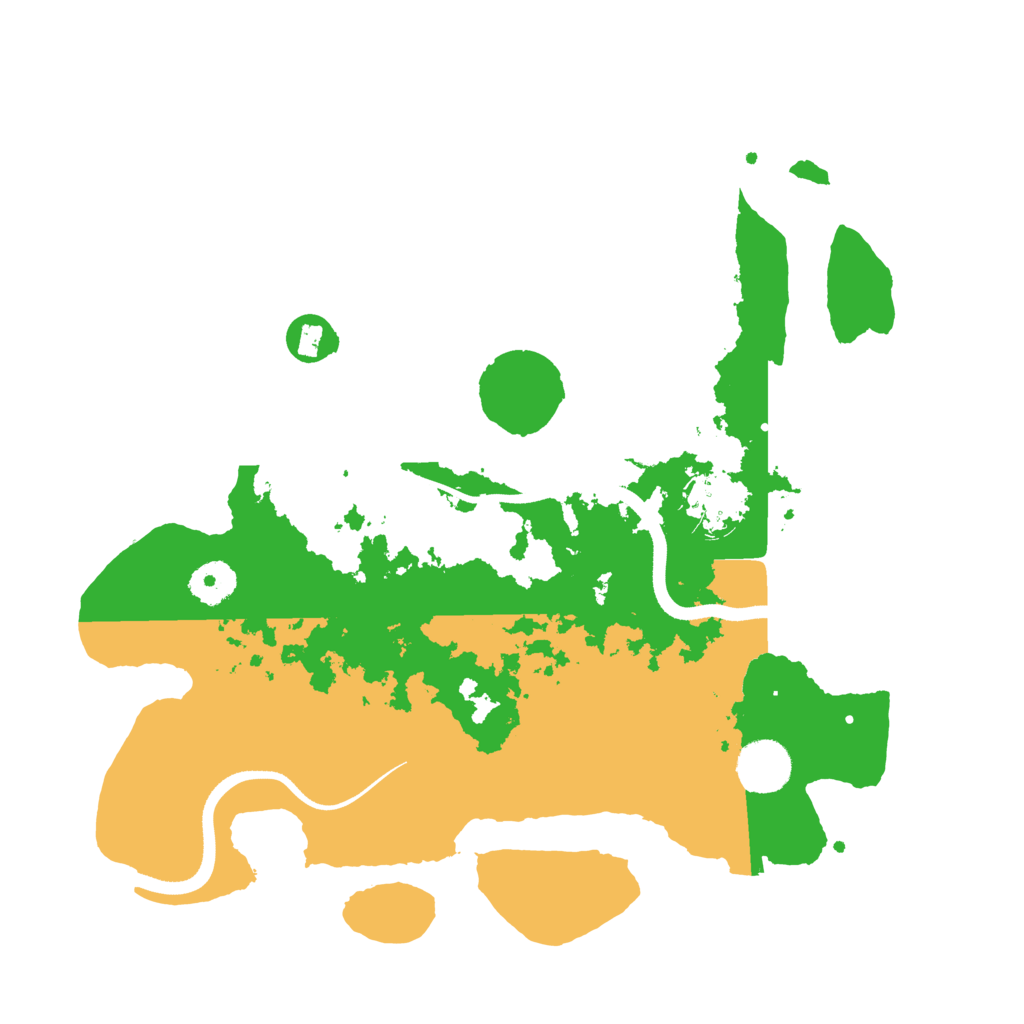 Biome Rust Map: Procedural Map, Size: 3500, Seed: 871372852