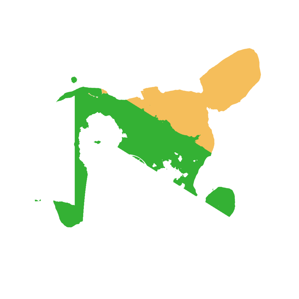 Biome Rust Map: Procedural Map, Size: 2000, Seed: 1774203574