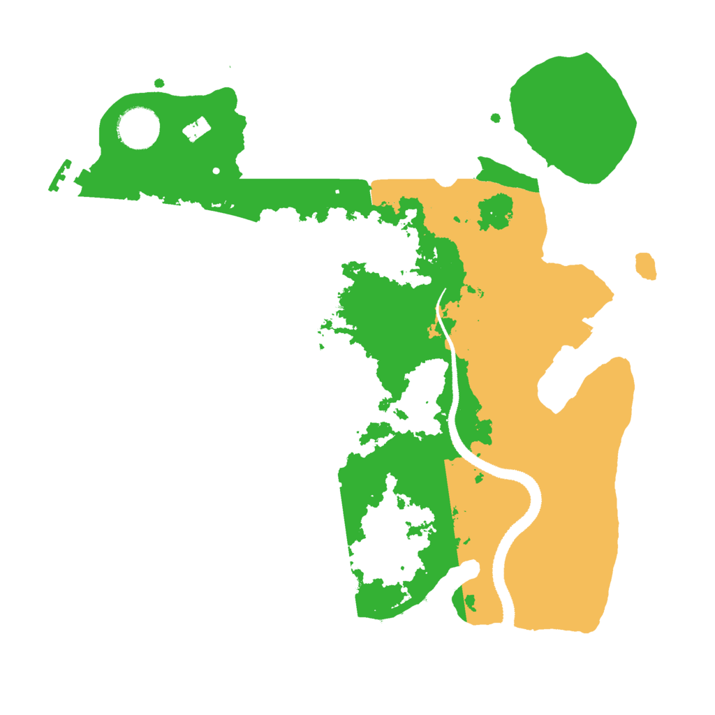 Biome Rust Map: Procedural Map, Size: 3000, Seed: 1141728042