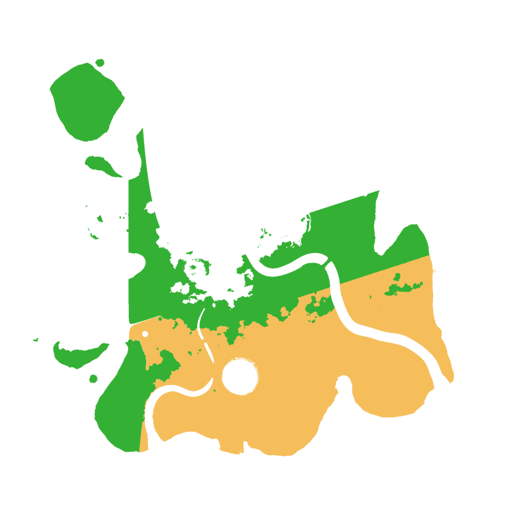 Biome Rust Map: Procedural Map, Size: 2500, Seed: 867840661