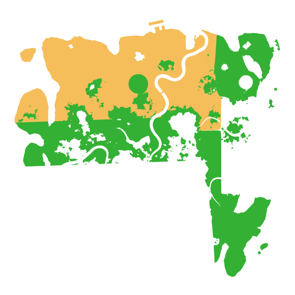 Biome Rust Map: Procedural Map, Size: 4000, Seed: 67898776