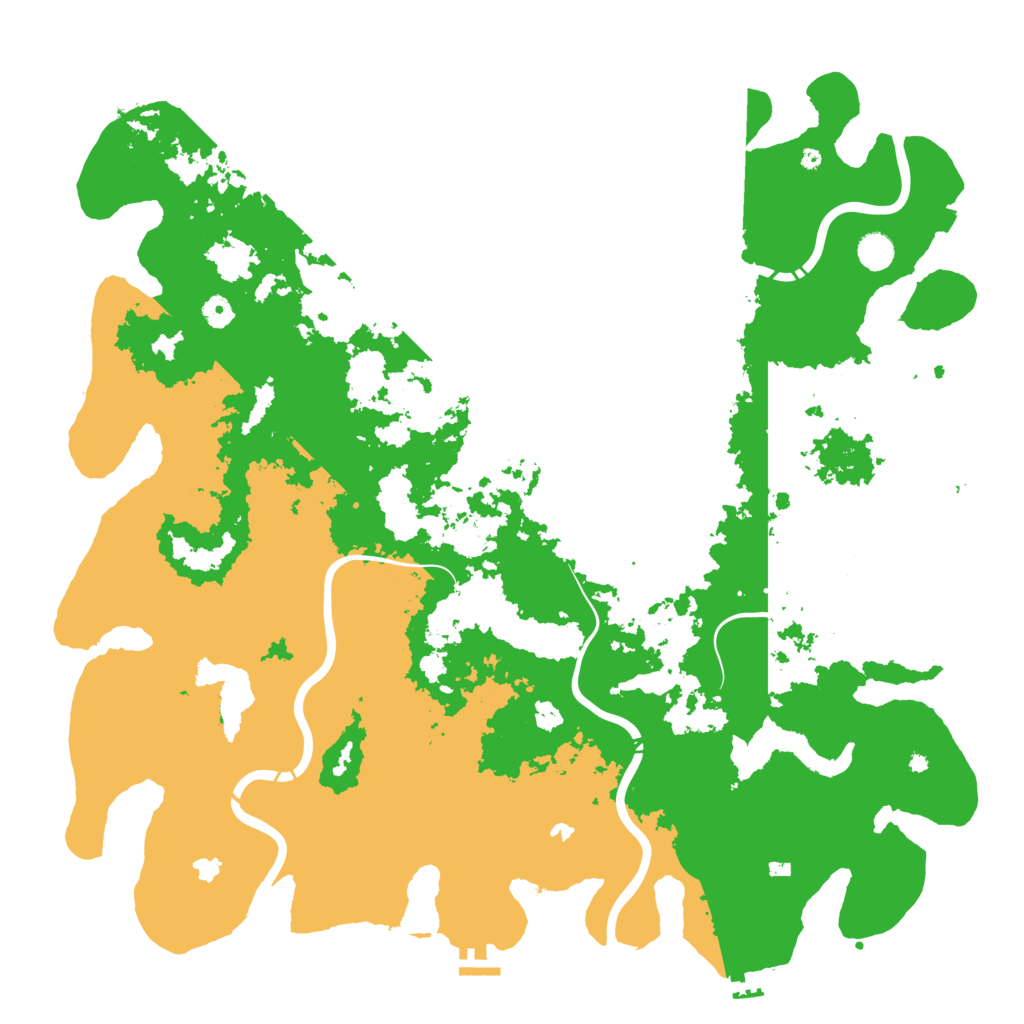 Biome Rust Map: Procedural Map, Size: 5000, Seed: 52793101