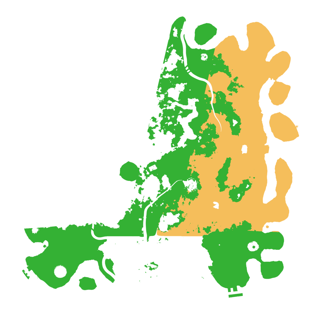 Biome Rust Map: Procedural Map, Size: 4500, Seed: 1121625037