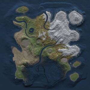 Thumbnail Rust Map: Procedural Map, Size: 2700, Seed: 4206967, 7 Monuments