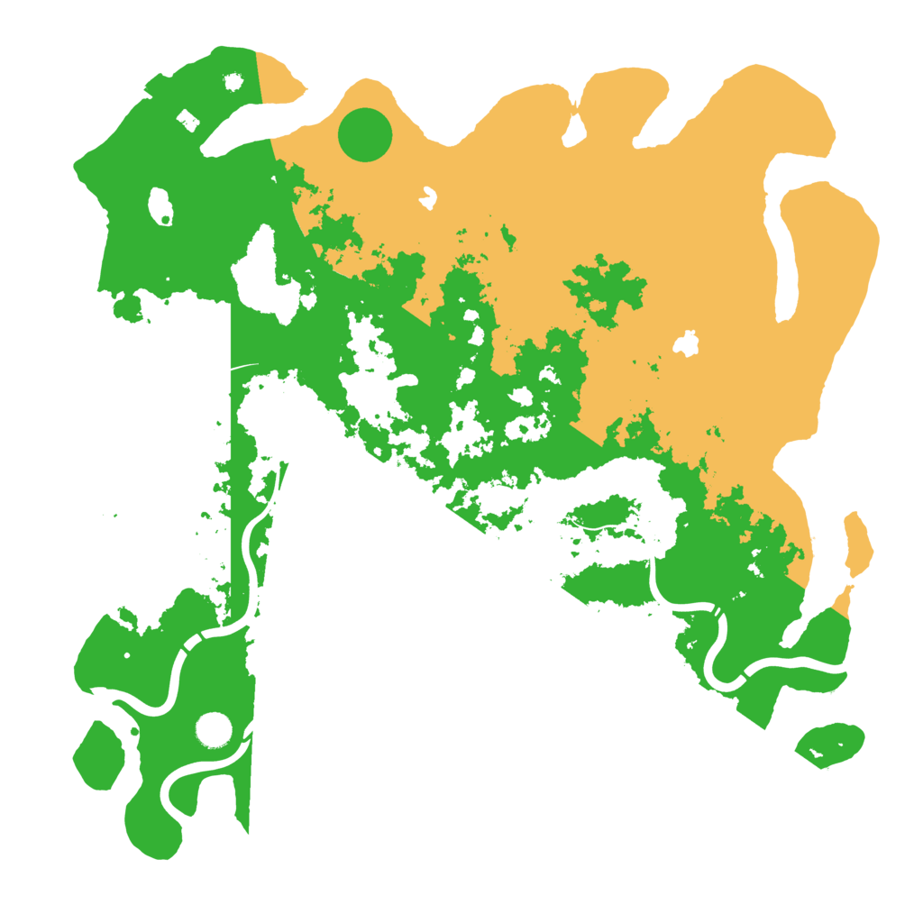 Biome Rust Map: Procedural Map, Size: 4500, Seed: 654666416
