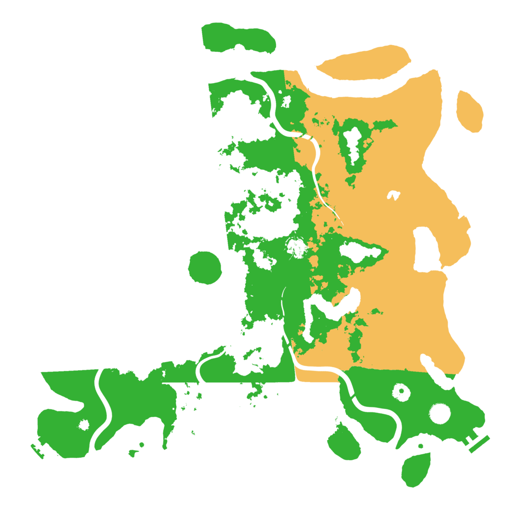 Biome Rust Map: Procedural Map, Size: 4300, Seed: 460014221